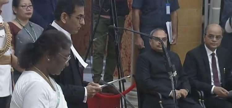 Justice Chandrachud sworn in as 50th Chief Justice of India