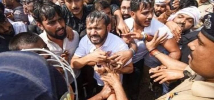 Kanhaiya Kumar Detained During ‘Stop Migration, Give Jobs’ Yatra; Chaos in Patna as Protesters March to CM's Residence