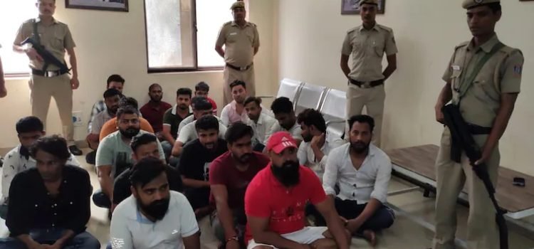 Late-night hooliganism in south Delhi after the relea