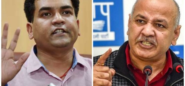 Manish Sisodiya and Kapil Mishra