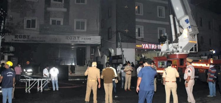 Massive fire in Hyderabad\'s e-bike showroom leaves 8 dead, s