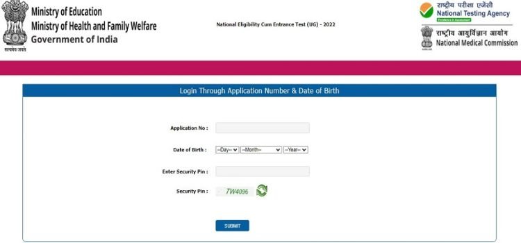 Neetr UG Admit Card