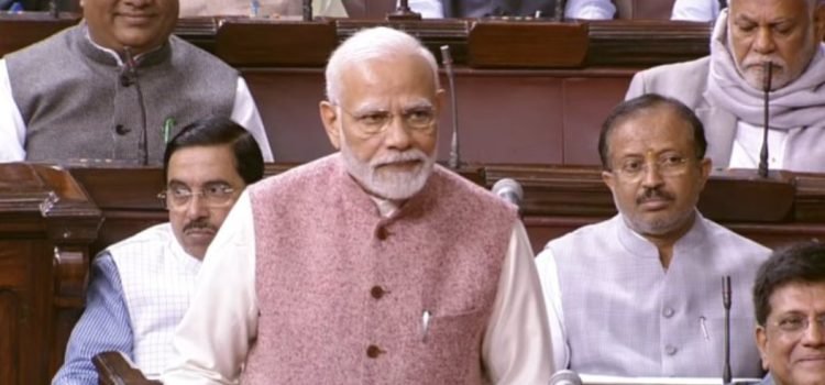 PM in Rajya Sabha 2022