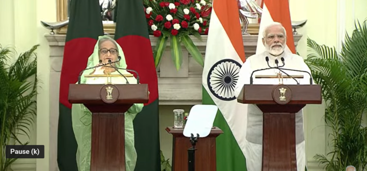 PM seikh Hashina and PM Modi