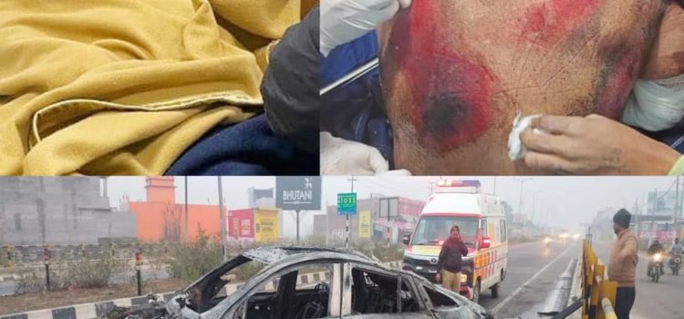 Rishabh Pant\'s car accident in Roorkee