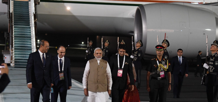 SCO Summit 2022 PM Modi arrives in Uzbekistan for SCO summit, to meet Putin today
