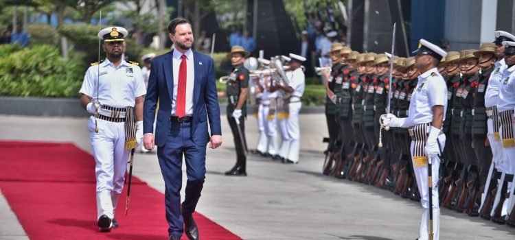 Vice President of the United States, JD Vance, arrives in New Delhi for his first official visit to India
