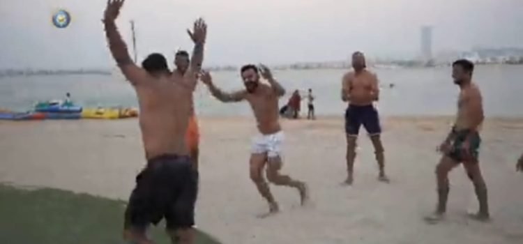 Video Team India's outing for 'some surf, sand and beach volley' in UAE