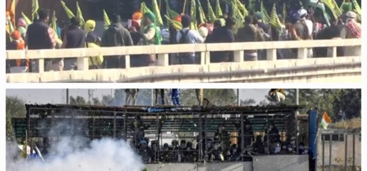 Farmers Take to the Streets Again Over Demands, Clash with Police at Shambhu Border, Several Injured