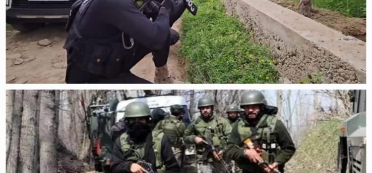 **Five Terrorists Neutralized in Encounter by Security Forces in Jammu and Kashmir; Two Soldiers Injured**