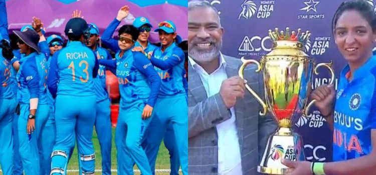 Women\'s Asia Cup 2022 Final-India thrashes Sri Lanka to lif