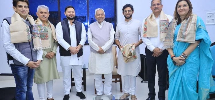 aaditya thackeray meets bihar deputy cm tejashwi yadav in pa1216847294325540692.