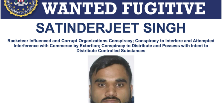 Goldy Brar on FBI Most Wanted List
