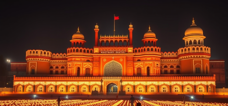 Delhi Glows Tonight: A Dazzling Light Show at Iconic Monuments