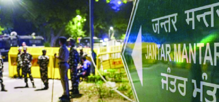 Jantar Mantar Protest Ban: CJP Slams Delhi Police
