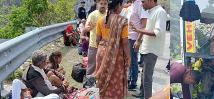 Gangotri Highway Accident: Bus Overturns Near Dharasu