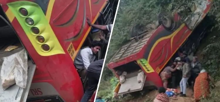 Andhra Pradesh Bus Accident: 9 Dead After Bus Falls into Valley