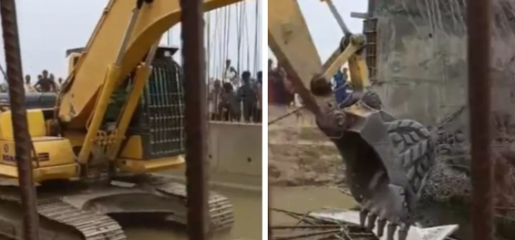 Under-construction Bridge Collapses in Jehanabad, Two Workers Seriously Injured