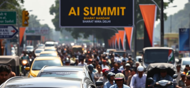 AI Summit 2026: Traffic Advisory Issued in Delhi, Routes Affected