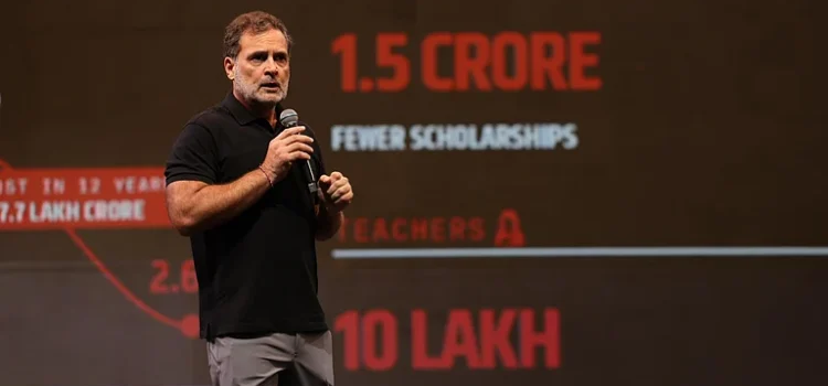 Rahul Gandhi's Student Outreach in Indore